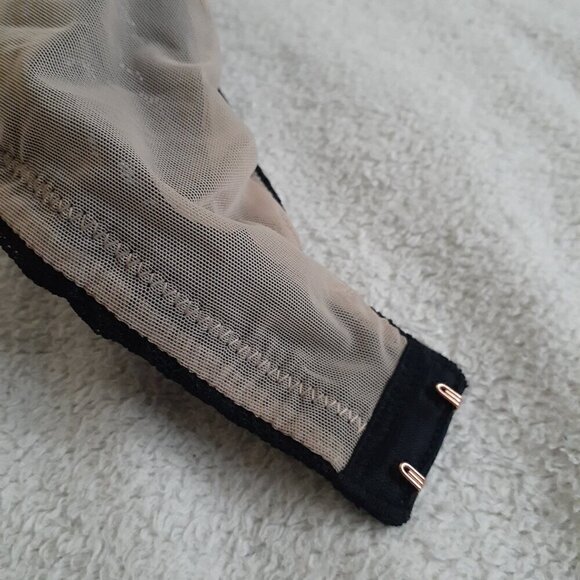 Skarlett Blue NWT Women's Size 36C Black Whimsical Floral Lace Underwire Bra - Picture 6 of 9